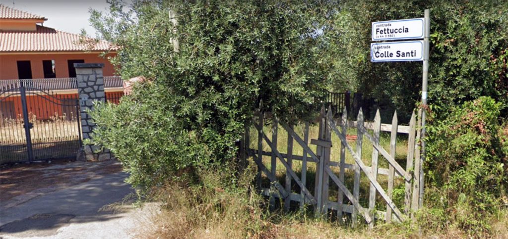 Cori nuova paratia in contrada Fettuccia - Colle Santi