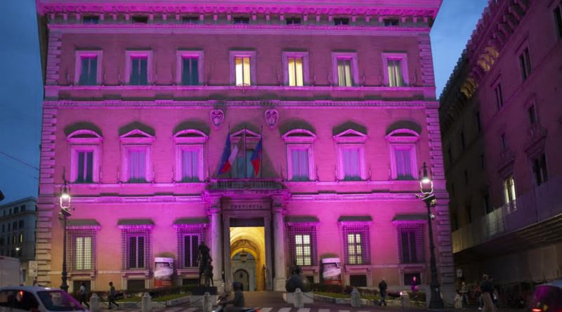 Roma palazzo rosa