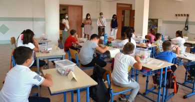 2021 primo giorno di scuola a Pomezia - ph comune