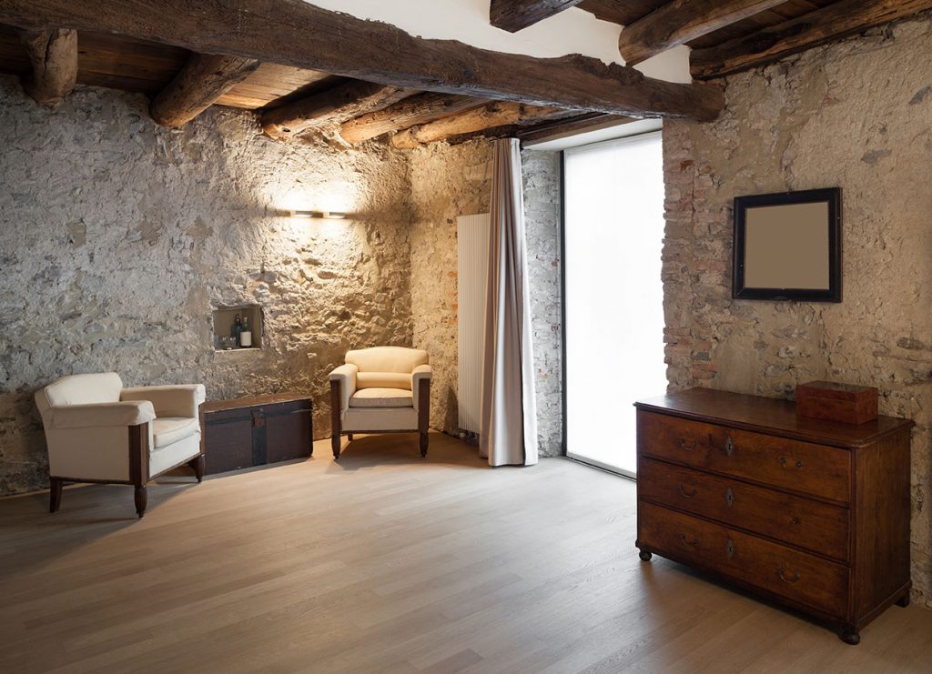 Soggiorno rustico