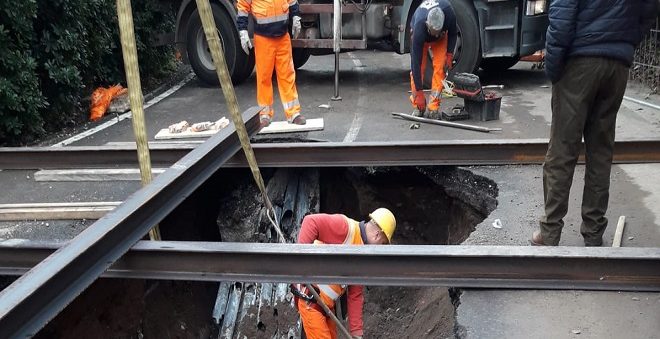 voragine magliana ph comune Roma