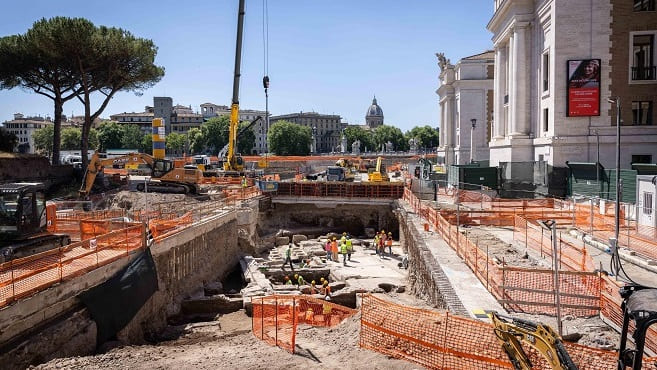 area archeologica piazza pia ph Comune Roma