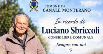 Canale Monterano ricorda il padre di Andrea Sbriccoli: «Sarebbe stato orgoglioso»