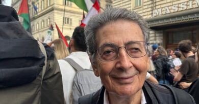 Samir Al Qaryouti alla manifestazione per la Palestina: «La presenza dei giovani dà speranza»